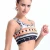 Import Polyester spandex yoga bra customized private label women fitness sportswear from China