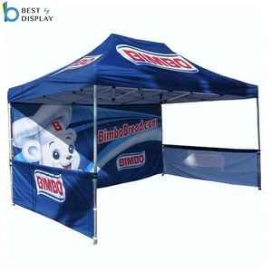 Pop up gazebo for promotional event advertising tent