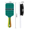 Popular Colorful Print Airbag Silicone Straightening Comb Hair Care Massage Comb