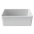 Import Popular design big size white solid surface kitchen sink from China
