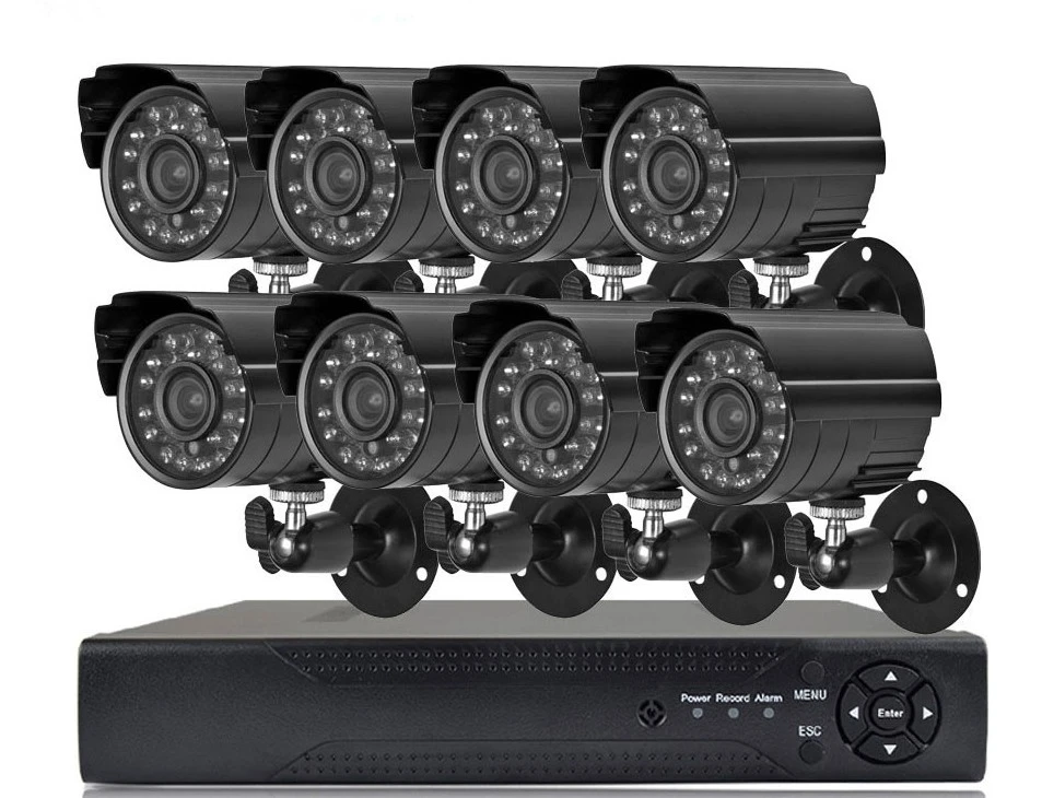 Popular RONAVIS 8CH KIT 720P 1080P  Waterproof Camera dvr 4channel security camera set  dvr kit cctv system