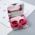 Import Popular Square marbling pattern Contact Lenses Cases Boxes plastic portable marble series Contact Lens Case box from China