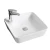 Import Popular washroom porcelain sink lavabo ceramic wash basins white countertop bathroom sinks from China