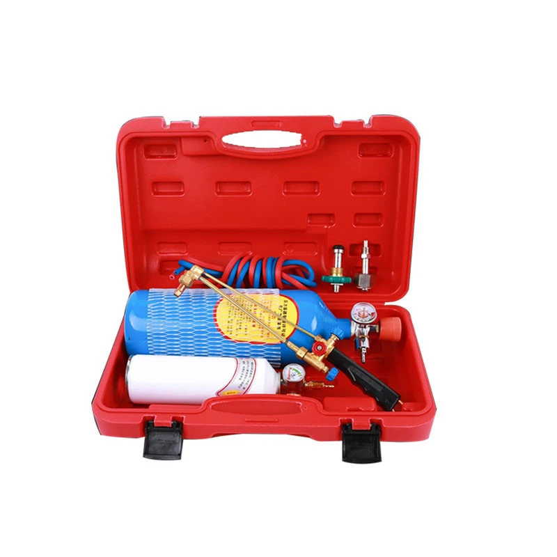 Portable Torch Maintenance Set 2liter  Gas Cylinder Welding Cutting Kit For Air Conditioner