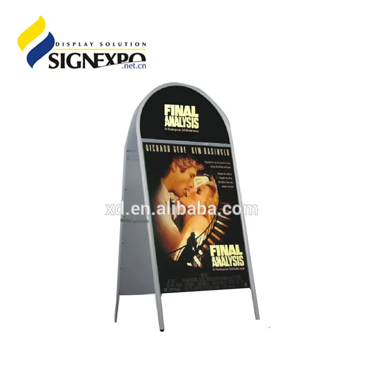 Portable Waterproof material  holder Advertising Outdoor A sign Board Poster Stand