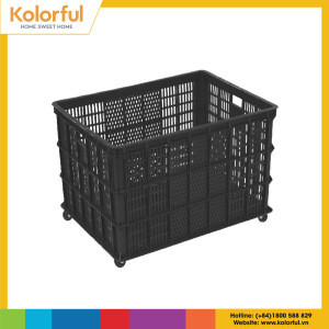 Primary PP material - Plastic Crates E1077 is suitable for preserving dry agricultural products and foods