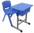 Import Primary school classroom children plastic student desk and chair from China