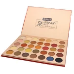 private label 35 multi colored shimmer cardboard eye shadow cream gold diamond glitter makeup eyeshadow palette
