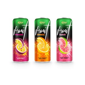 Private Label Best Quality Best Price Natural Not From Concentrate Manufacturer Beverage 330 Ml Canned Fruit Drink