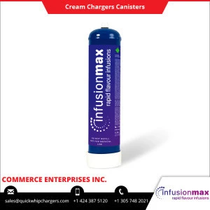 Private Label Manufacture of Infusion Max Whipped Cream Charger of 580g