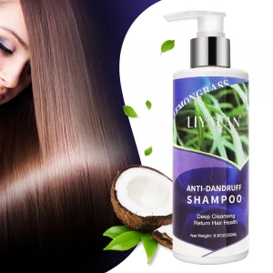 Private Label Shampoo And Conditioner 2-In-1 Product For Curly Hair Deep Cleansing Anti-Dandruff Shampoo
