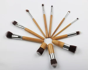 Professional Makeup Brush Set 11pcs Tools Kit With Cloth Bag Super Nice Brush Set