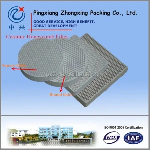 Professional Manufacture Honeycomb Ceramic Filter