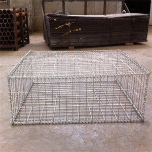 Professional manufacturer supply protecting slope welded gabion box / Stone Cage Wire Mesh for retaining wall