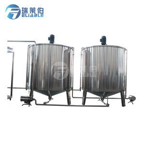 Professional portable beverage mixing tank for soft drink making machine