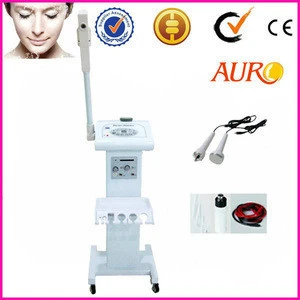 Professional ultrasonic ozone steamer high frequency facial spa 4 in 1 machine with CE AU-909A