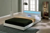 Promotion King Size Multi Color LED Faux Leather PU soft Hotel Bed 1864-1