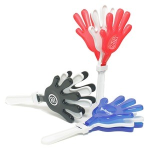 Promotional plastic hand clapper,noise maker for game