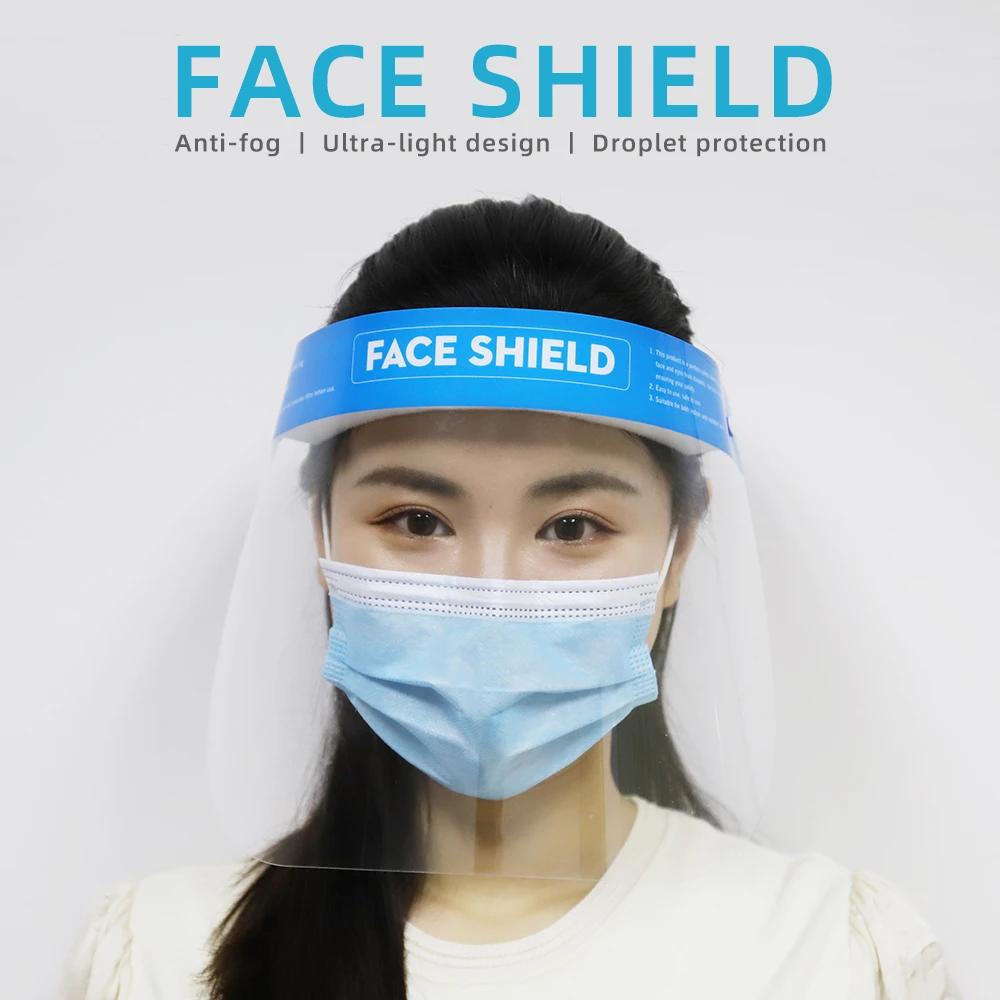 Proof Protection Face Anti-Fog Cartoon Protective Clear Face Shield