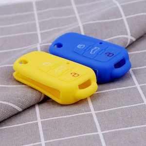 Protect car key Custom print logo 3 Button silicone car key covers for ROEWE MG