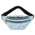 Import PU leather waist bag custom logo promotional fanny pack holographic fanny pack for women from China