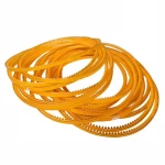 PU orange color sewing machine motor belts