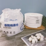 pure cotton facial cleansing facial tissue raw cotton roll soft towel face wiping towel pure cotton tissue