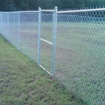 PVC Coated Steel Wire welded chain link sports ground wire mesh fence