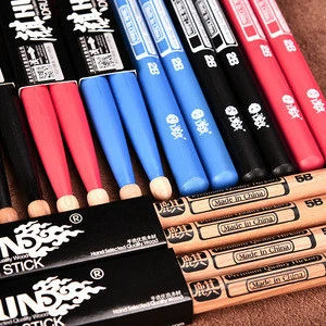 Qi Series Colored Nylon Tip Wood Drumsticks 5A 7A Drum sticks