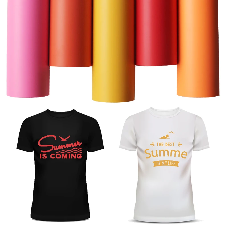 Qingyi wholesale thermal film pvc htv heat transfer t-shirt vinyl rolls