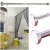 Import QJMAX Most Popular Design in Amazon Selling Bathroom Telescopic Shower Curtain Rod from China