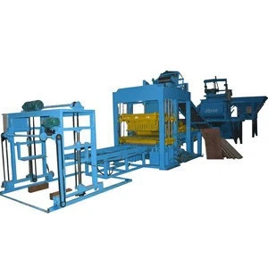 QT5-15 Fully automatic building construction material concrete block making machine price in India