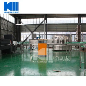 Qualities product glass bottle carbonated water washing filling capping machine