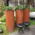 Import Ready to Ship In Stock Fast Dispatch  Outdoor Raised Garden Corten Steel large Planters Rectangular Planter Box Flower Pot from China