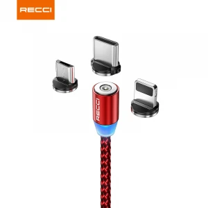 Recci fast charging type c magnetic usb data cable transfer