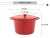 Import Red ceramic hot pot cookware set with lid from China