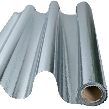 Reflective material laminated Aluminum foil PE woven fabric insulation thermal rolls