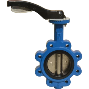Resilient epdm seated handle wafer type soft seal EPDM/ptfe/rubber lined seat butterfly valve