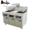 Restaurant And Hotel Project Kitchen Equipment Tools Combination Products With Fryer And Chip Dump