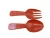 Import reusable high quality melamine salad servers mixing fork and spoon from China