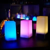 RGB rechargeable led table lamp / single color or full color led table lamp