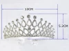 Royal Tiara Princess Crown Silver Jewelry Wedding Headpiece crystal Bridal Crown headband