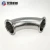 Import sanitary 1"/1.5"/2" tri clover compatible 90 degree elbow stainless steel 304 food grade tri clamp bend from China