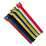 Self-attaching Adjustable Reusable Nylon Fastening Tape Double Side Back To Back Hook Loop Cable Tie For Wire
