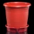 Self Watering 30 CM Flower Plastic Pot / Planter