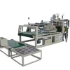 Semi-automatic corrugated cardboard box folding gluing machine for carton making