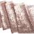 Import Sequin Table Runners Rose Gold 12 X 108 Inch Glitter Rose Gold Table Runner from China