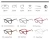SHINELOT New Products 2020 Eyewear Flexible Spectacles CP Optical Frames Fashion Prescription Glasses