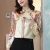 Import silk womens  shirt  long sleeve silk top autumn new thin print blouse   commuter shirt women from China