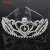 Import Silver Wedding Accessories Handwork Tiara Rhinestone Adult Tiaras And Crown Accessories Blue Pageant Crowns from China